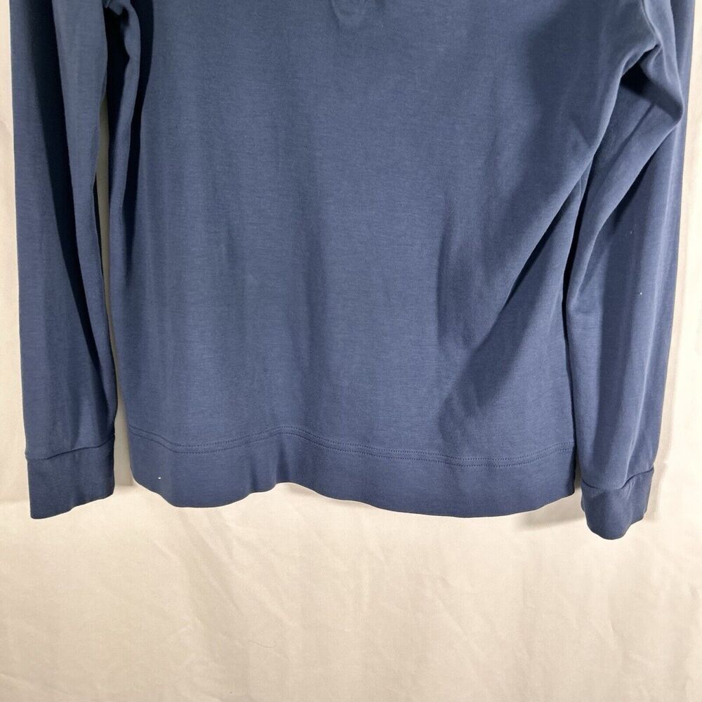 Peter Millar Jacket Women's Large Solid Blue 1/4 … - image 3